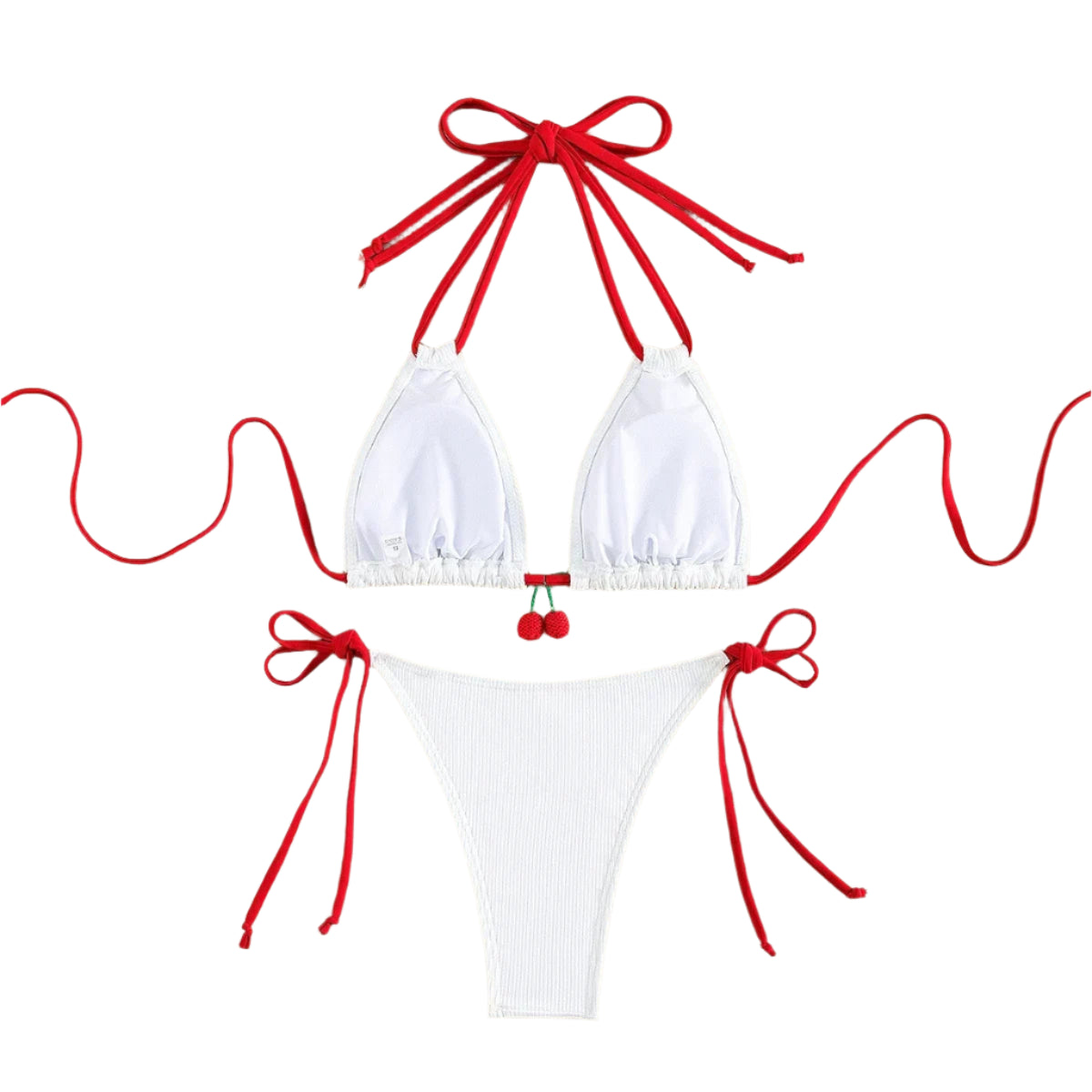Cherry String Bikini Set - Multiple Colours