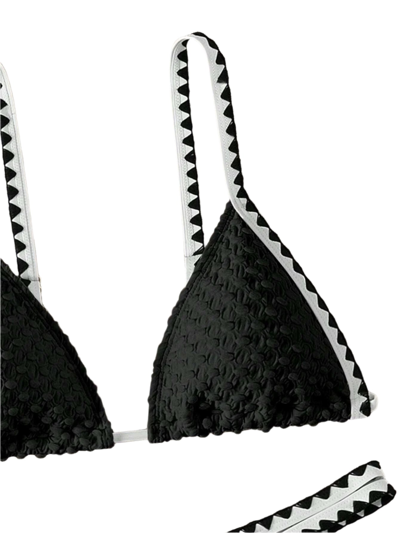 Bubble Knit Triangle Bikini Set - Multiple Colours