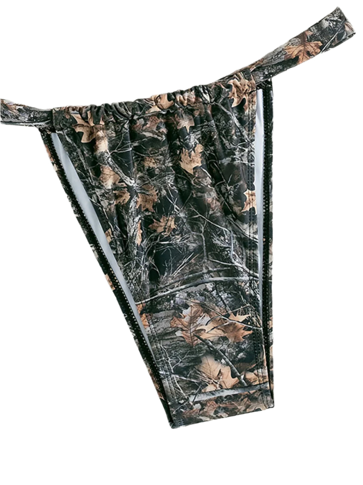 Camo Print High Cut Bikini Set