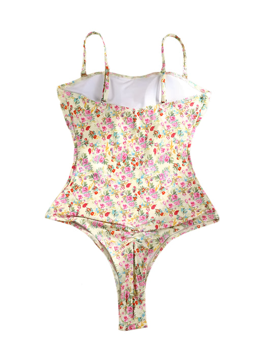 Floral One Piece Swimsuit