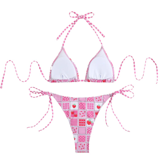 Cute String Bikini Set - Multiple Colours